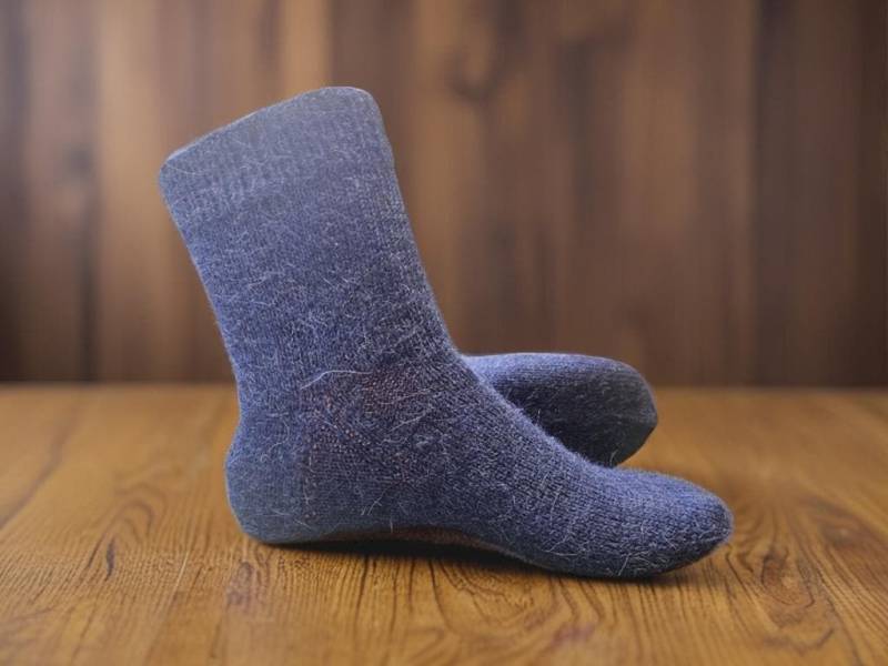 Handgestrickte Socken Aus Alpaka - Weich, Warm Und Nachhaltig. Größe 39-40 von RicasAccessoires