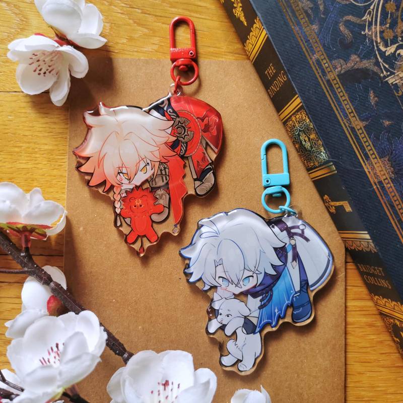 Hsr Schlüsselanhänger | Mydei & Phainon Hsr Schlüsselanhänger | Mydei & Phainon von RiccoArt