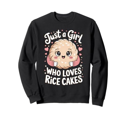 Nur EIN Mädchen, das Reiskuchen liebt Sweatshirt Nur EIN Mädchen, das Reiskuchen liebt Sweatshirt von Rice Cake Food