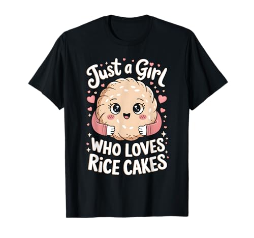 Nur EIN Mädchen, das Reiskuchen liebt T-Shirt Nur EIN Mädchen, das Reiskuchen liebt T-Shirt von Rice Cake Food