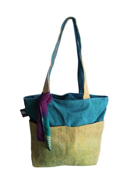 Rice&Carry RICE & CARRY Schultertasche aus Jute von Rice&Carry