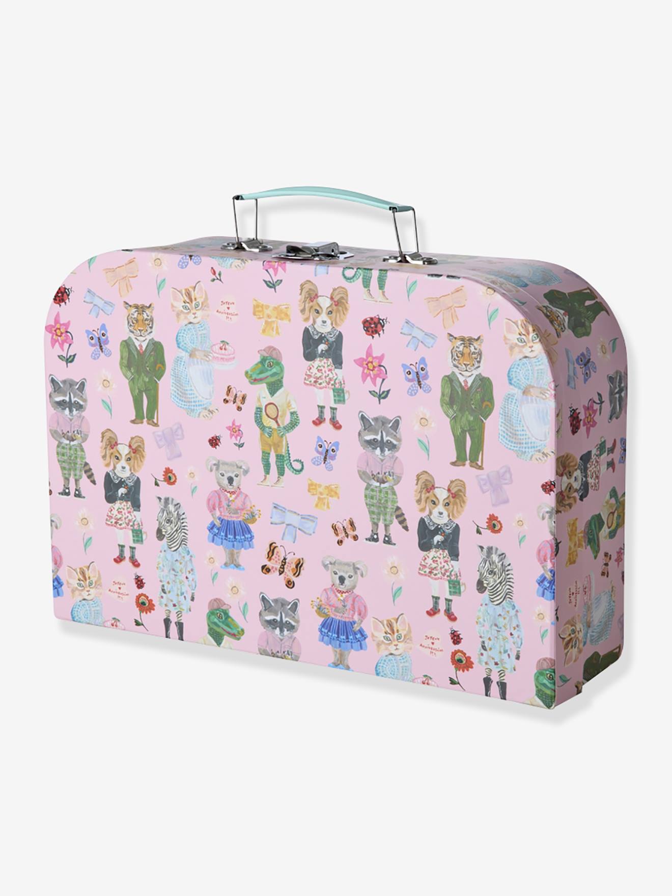 3er-Set Kinder Pappkoffer NATHALIE LETE PINK rice von Rice