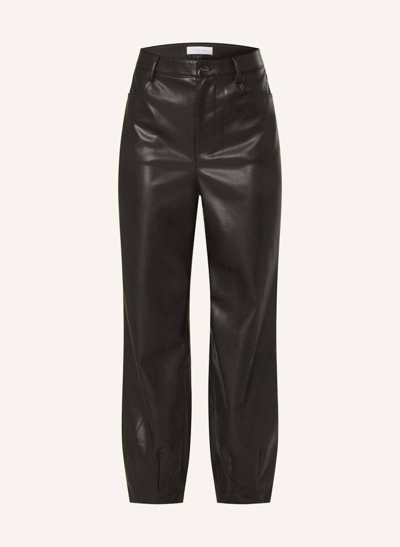 Rich & Royal 7/8-Hose In Lederoptik schwarz von Rich & Royal