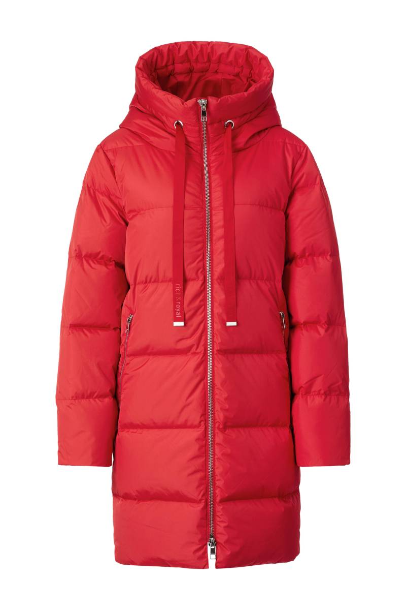 Rich & Royal - Big puffer coat sustainable poppy red - Gr. - 34 von Rich & Royal
