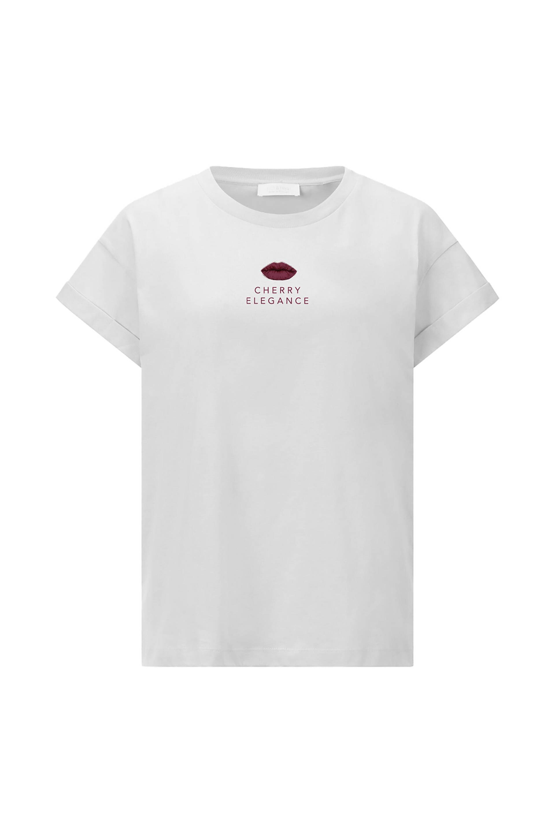 Rich & Royal - Boyfriend Sparkle Organic Shirt white - Gr. - S von Rich & Royal