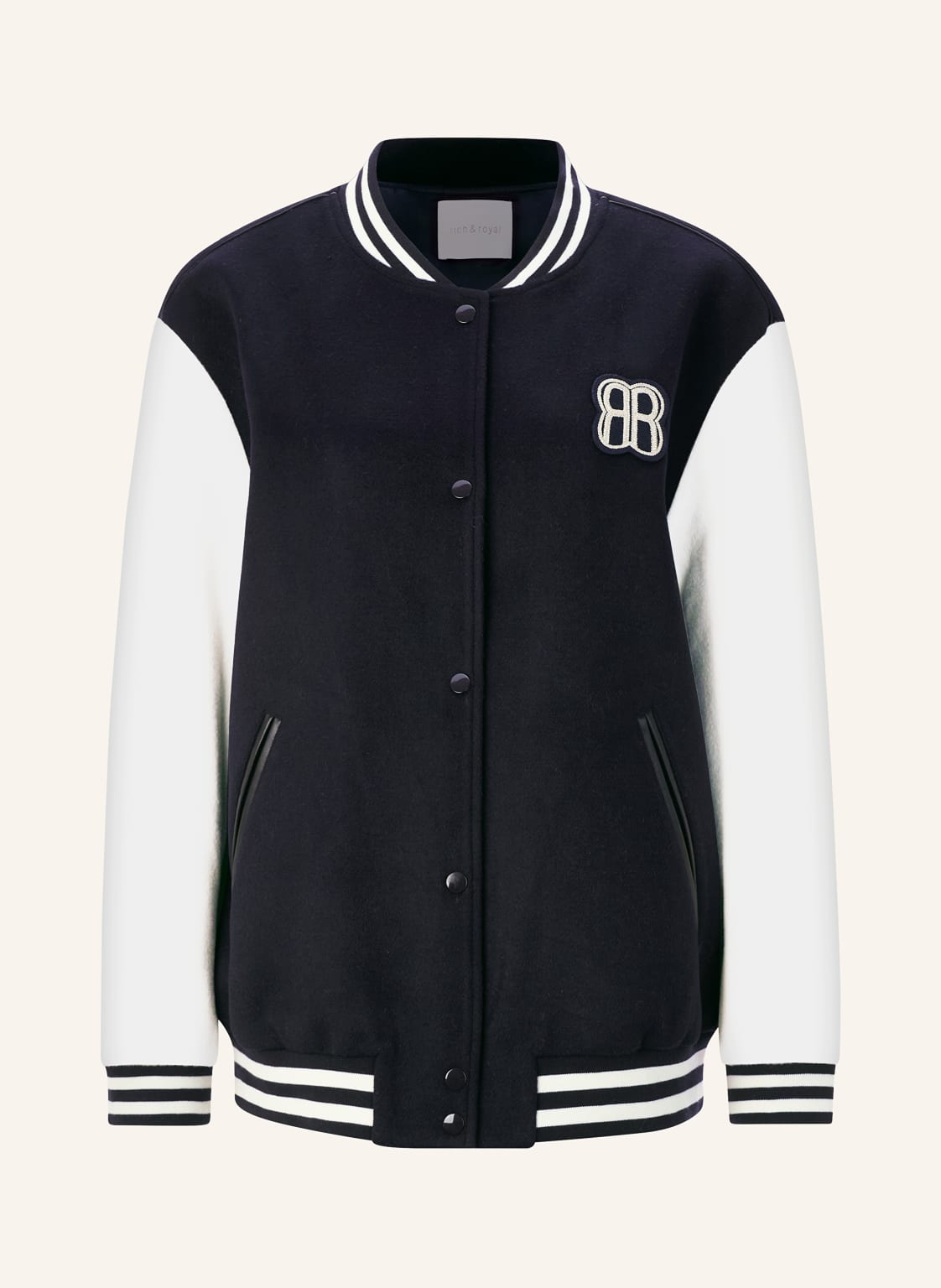 Rich & Royal College-Jacke weiss von Rich & Royal