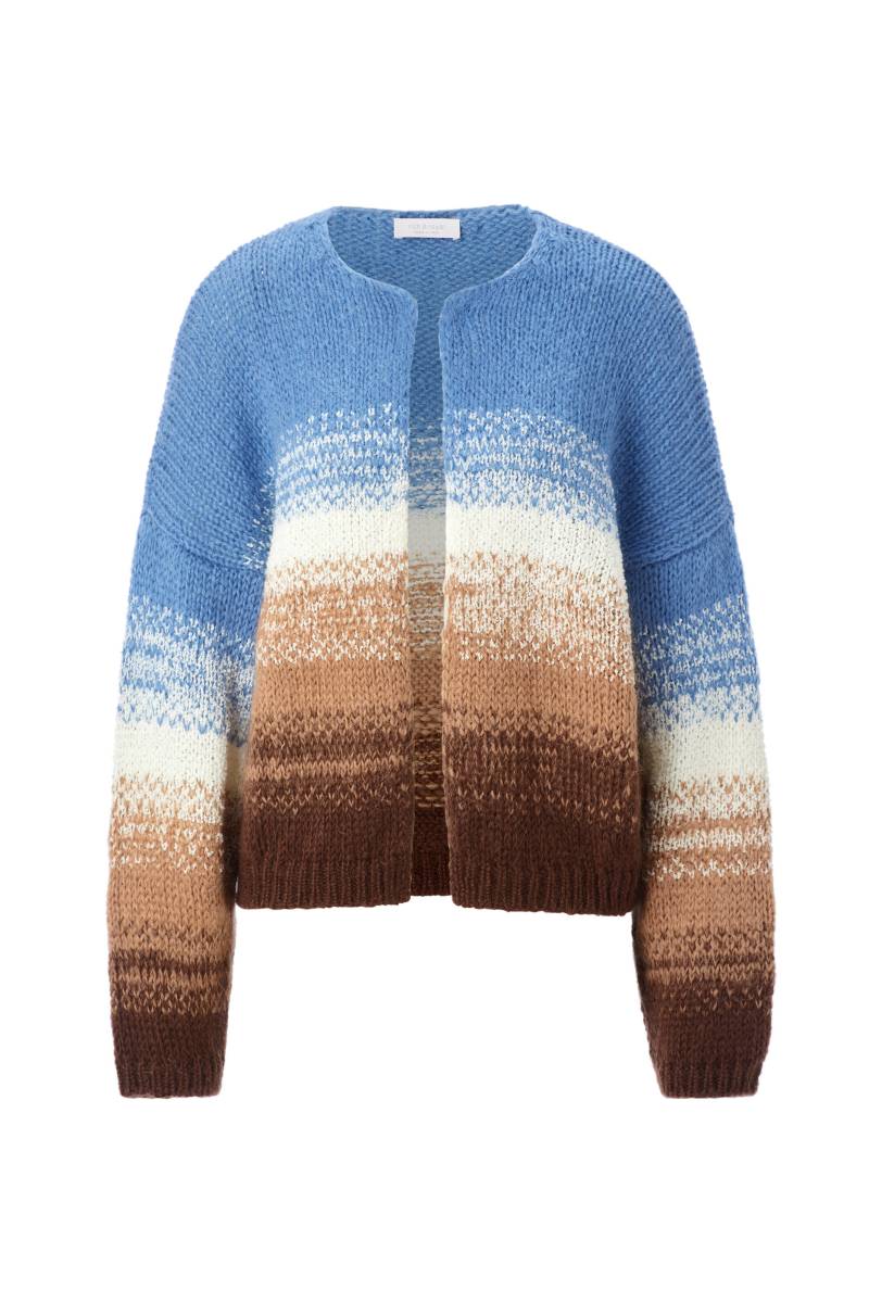 Rich & Royal - Colour Gradient Cardigan dusty blue - Gr. - XL von Rich & Royal