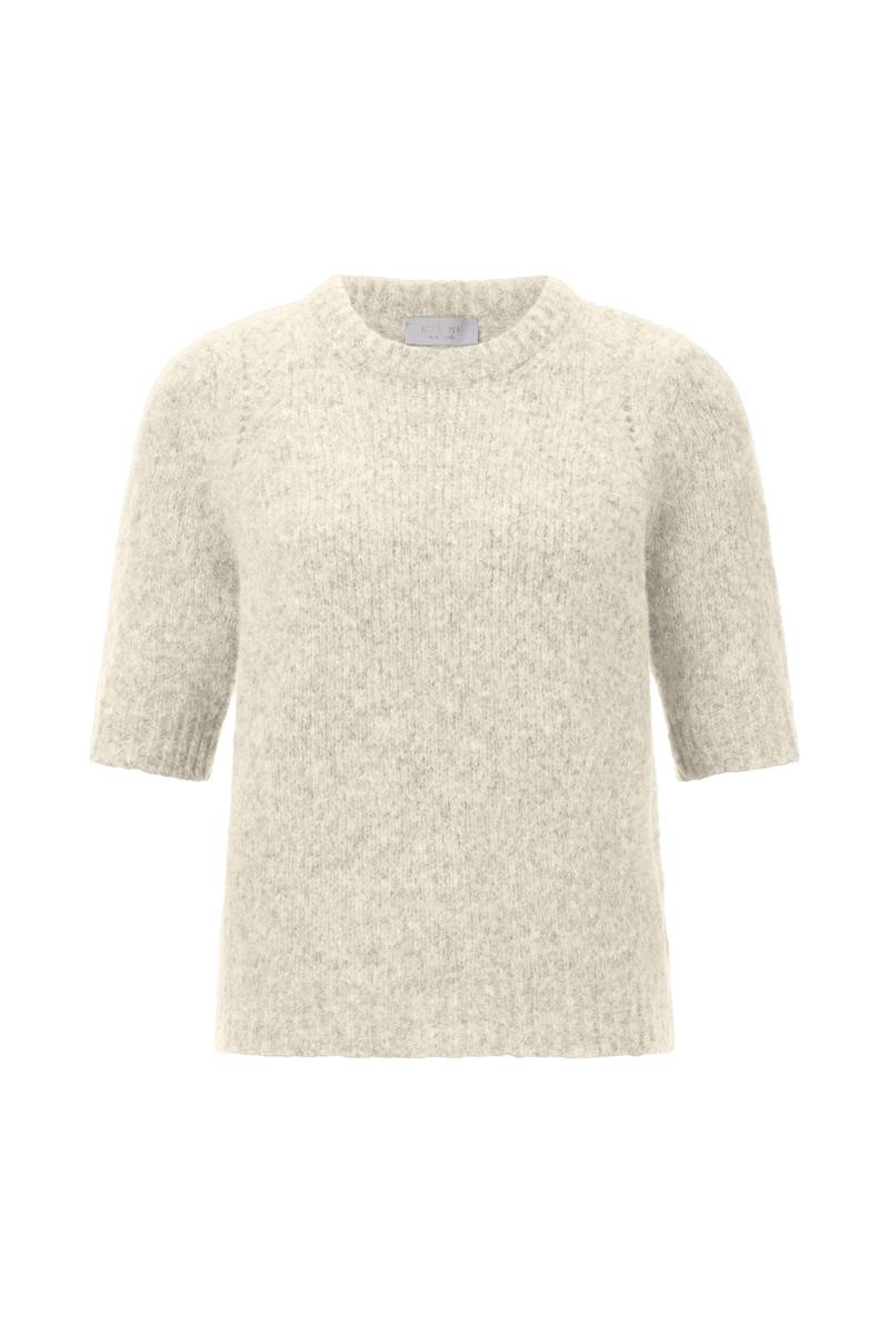 Rich & Royal - Cozy Crew Short Sleeved pearl white - Gr. - M von Rich & Royal