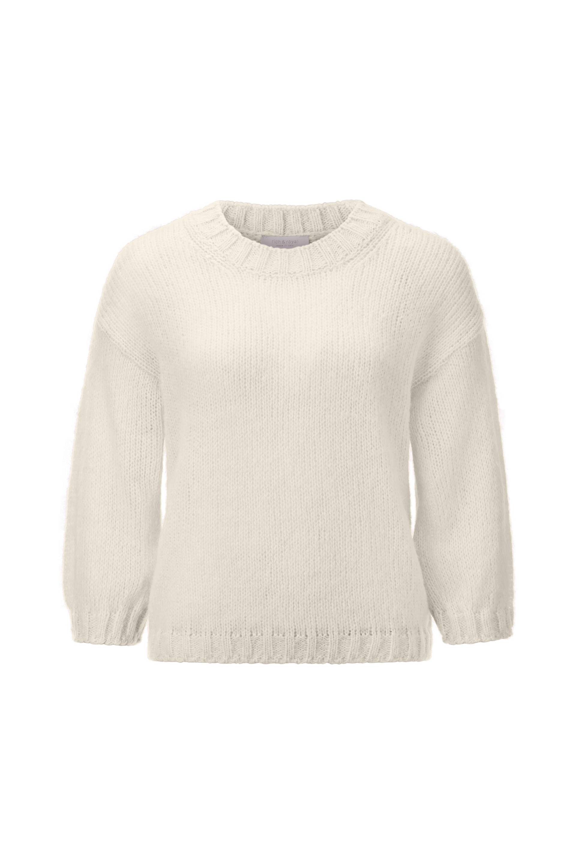 Rich & Royal - Cozy Oversized Pullover pearl white - Gr. - L von Rich & Royal