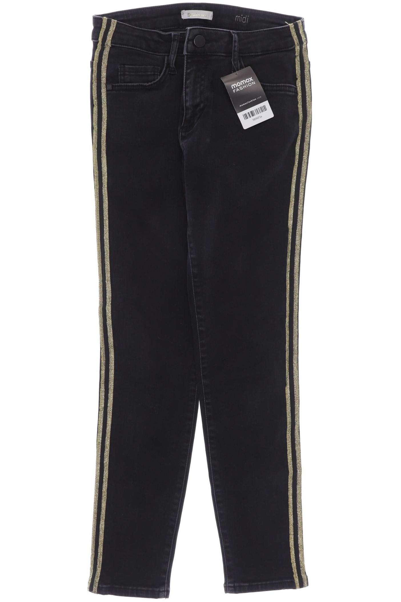 Rich & Royal Damen Jeans, schwarz von Rich & Royal