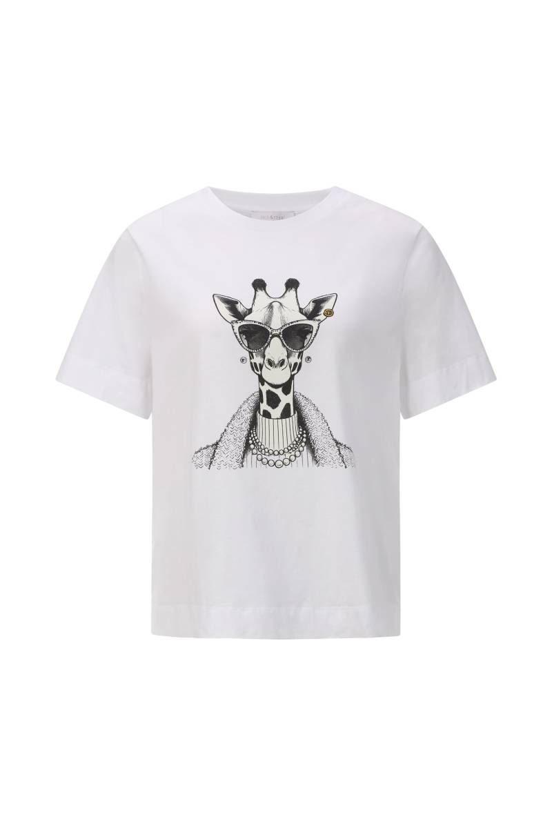 Rich & Royal - Easy Fit T-Shirt Giraffe white - Gr. - XS von Rich & Royal