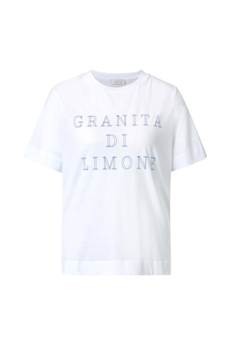 Rich & Royal - Easy Fit T-Shirt Granita Di Limone white - Gr. - M von Rich & Royal