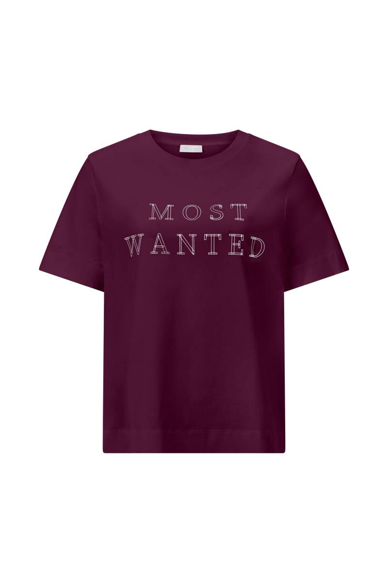 Rich & Royal - Easy Fit T-Shirt Most Wanted ruby glow - Gr. - L von Rich & Royal