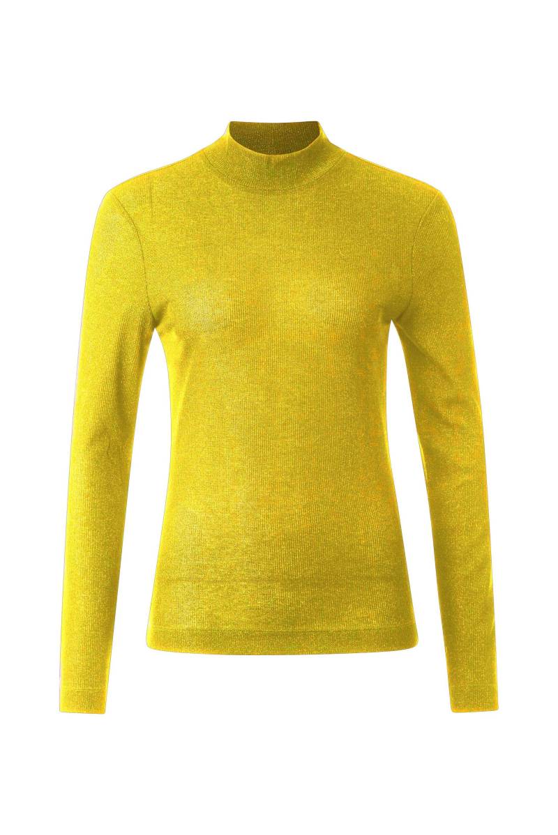 Rich & Royal - EcoVero Rib Turtleneck Longsleeve amber - Gr. - L von Rich & Royal