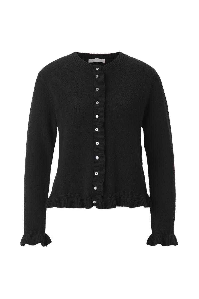 Rich & Royal - Frill Cardigan black - Gr. - M von Rich & Royal