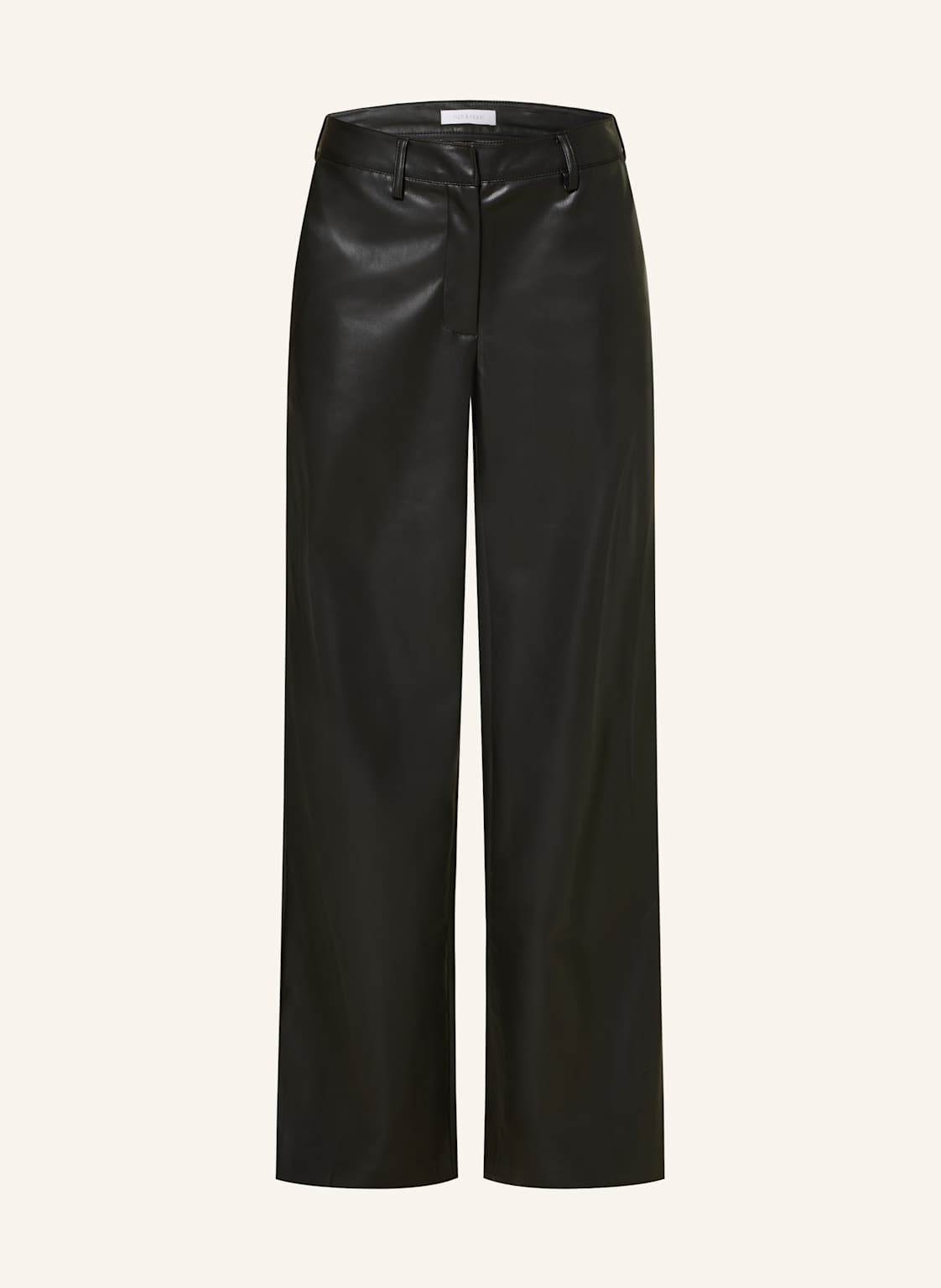 Rich & Royal Hose In Lederoptik schwarz von Rich & Royal