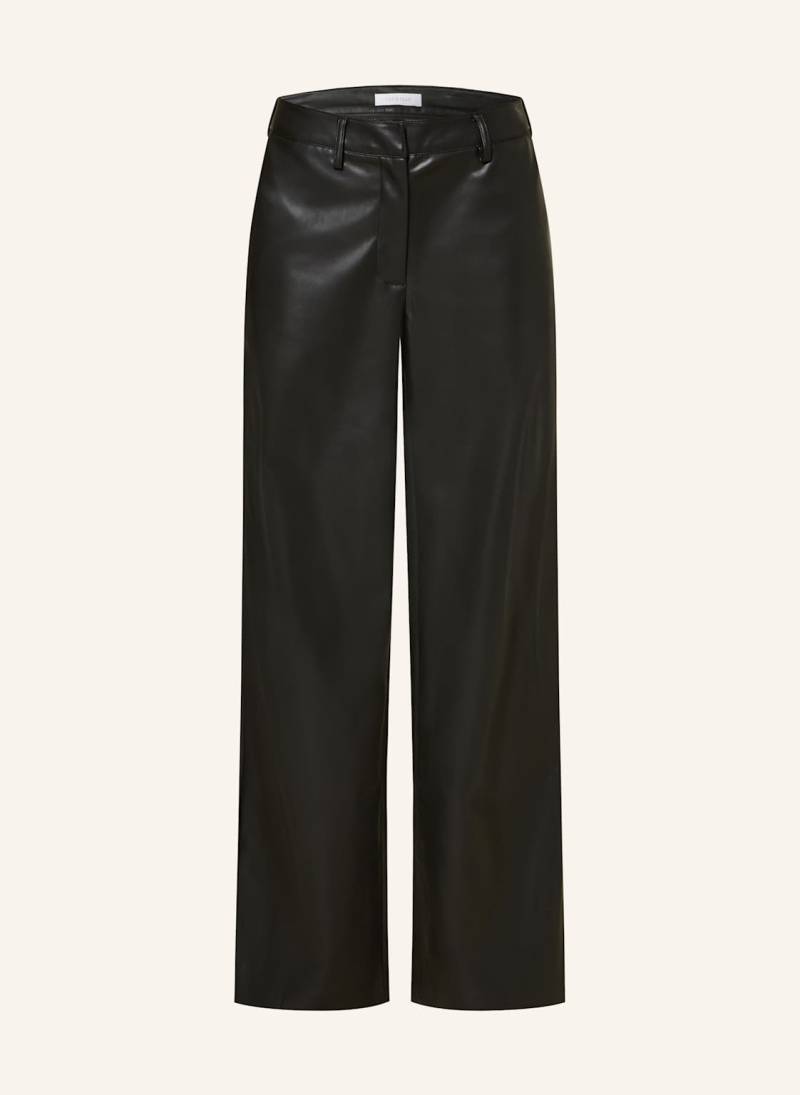 Rich & Royal Hose In Lederoptik schwarz von Rich & Royal