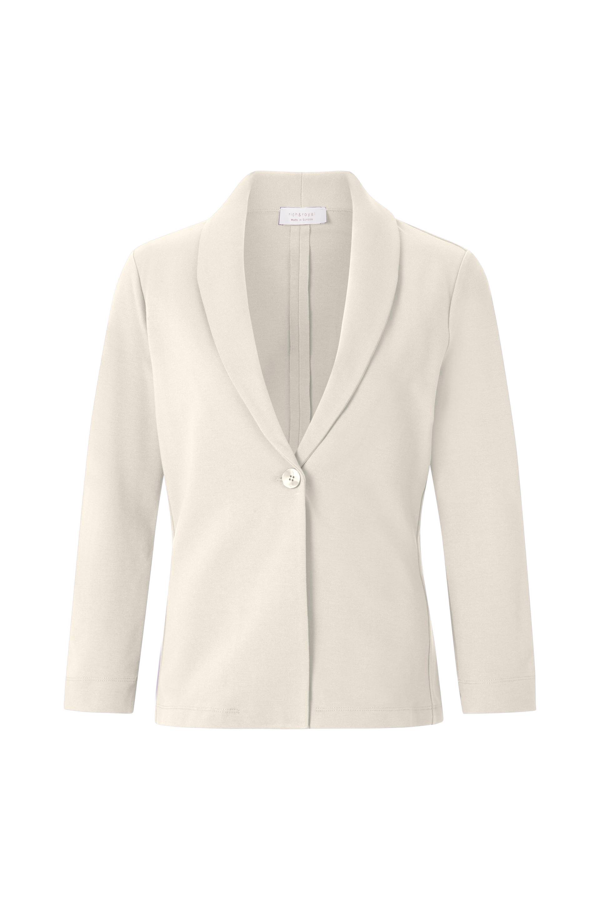 Rich & Royal - Jersey Blazer buttermilk - Gr. - L von Rich & Royal
