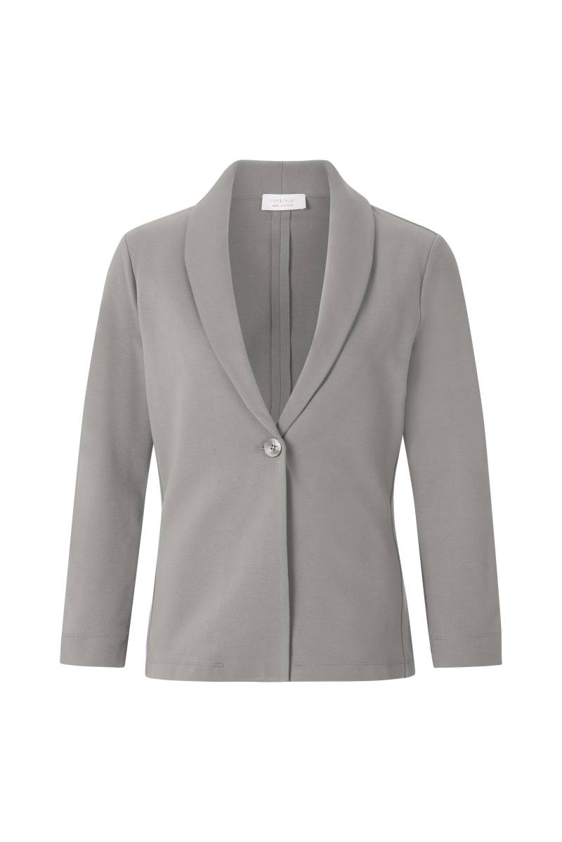 Rich & Royal - Jersey Blazer grey melangé - Gr. - S von Rich & Royal