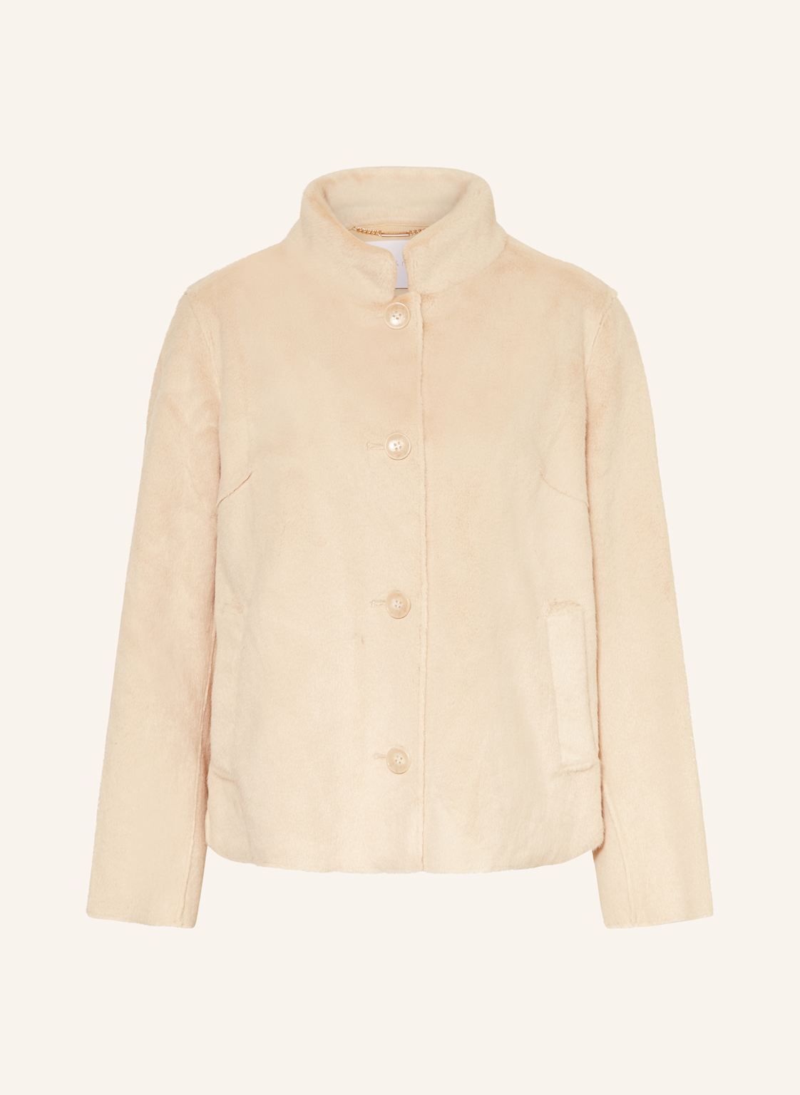 Rich & Royal Kunstpelz-Jacke beige Rich & Royal Kunstpelz-Jacke beige von Rich & Royal