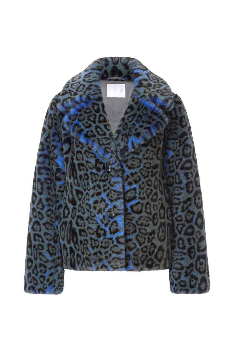 Rich & Royal - Leo Faux Fur Jacket bluebelle - Gr. - 34 von Rich & Royal