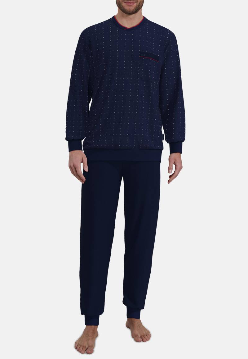 götzburg bodywear - Nachtwäsche Männlich blau-dunkel-minimal - Gr. - 52 von götzburg bodywear