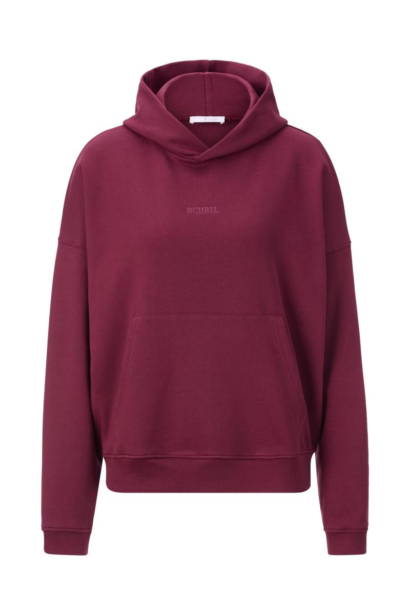 Rich & Royal - O Hoodie ruby glow - Gr. - L von Rich & Royal