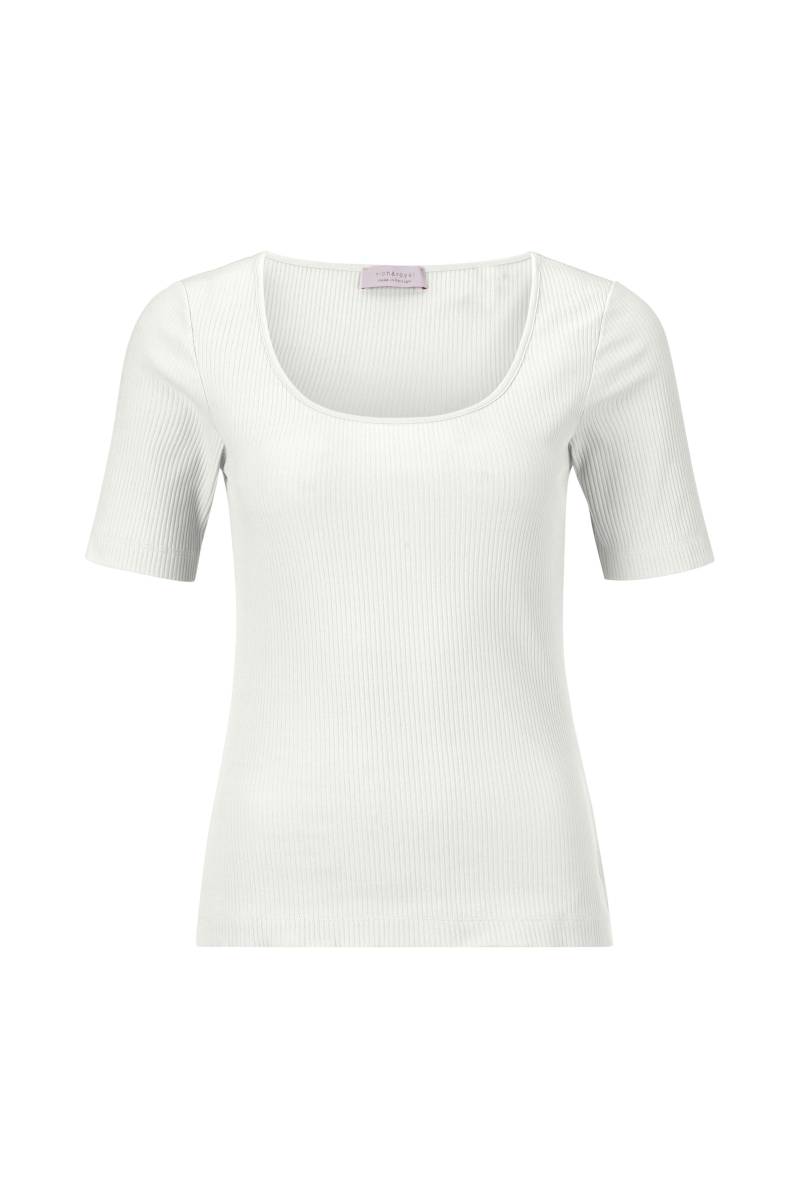 Rich & Royal - Organic Rib Shirt pearl white - Gr. - XL von Rich & Royal