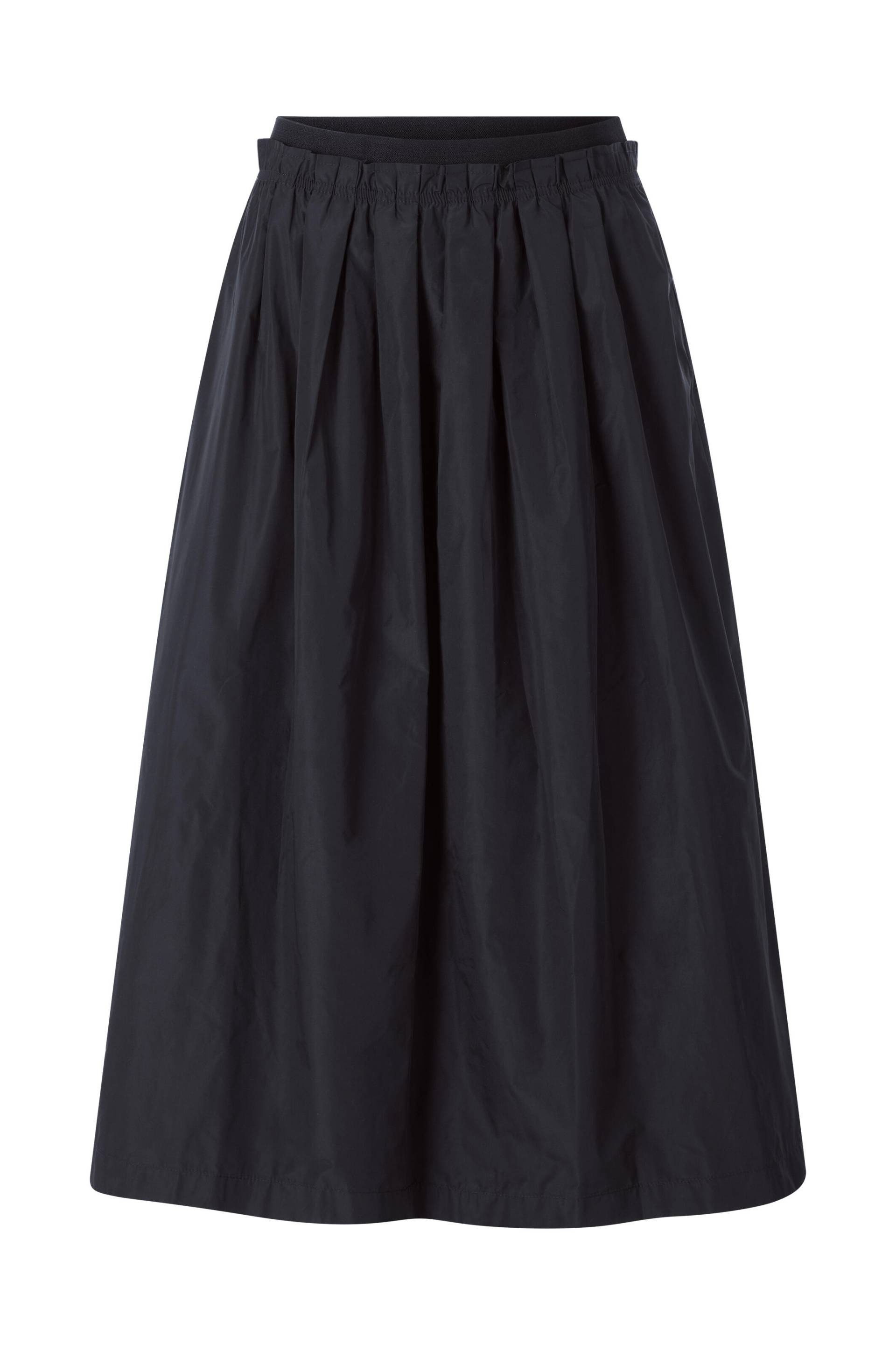 Rich & Royal - Parachute midi skirt recycled black - Gr. - 38 von Rich & Royal