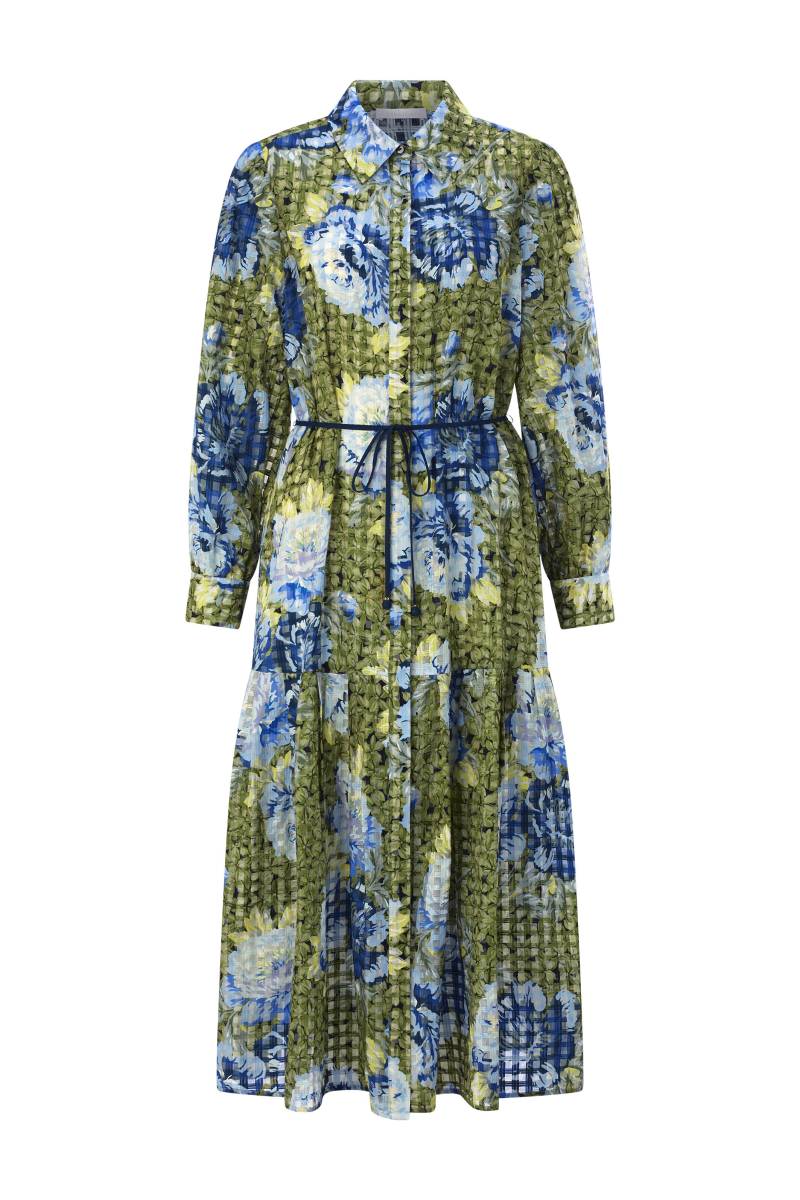 Rich & Royal - Printed Midi Dress urban lime - Gr. - 42 von Rich & Royal