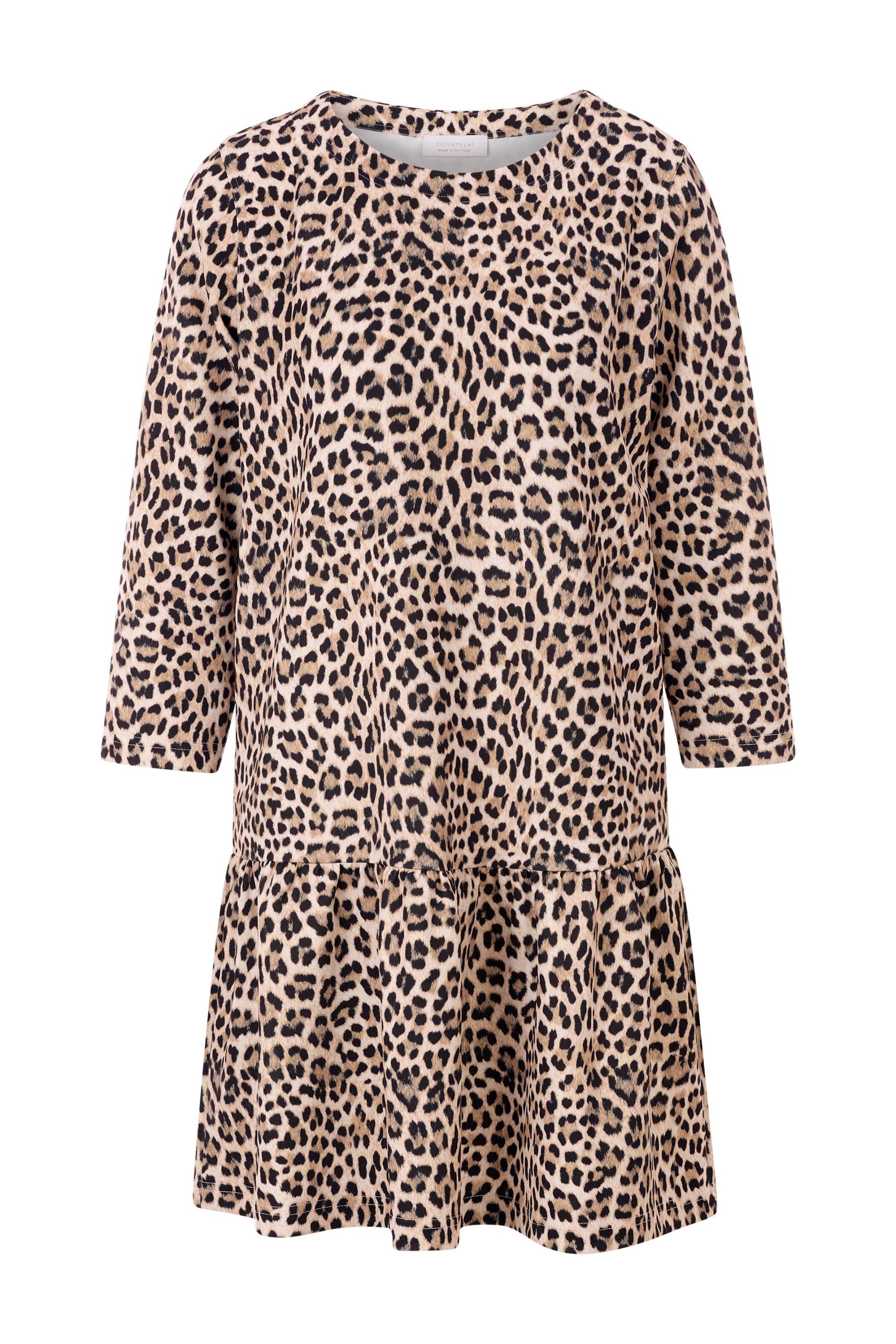 Rich & Royal - Printed scuba mini dress Recycled caffee latte - Gr. - 38 von Rich & Royal