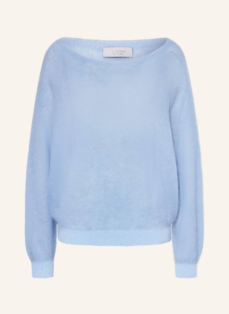 Rich & Royal Pullover Mit Alpaka blau von Rich & Royal