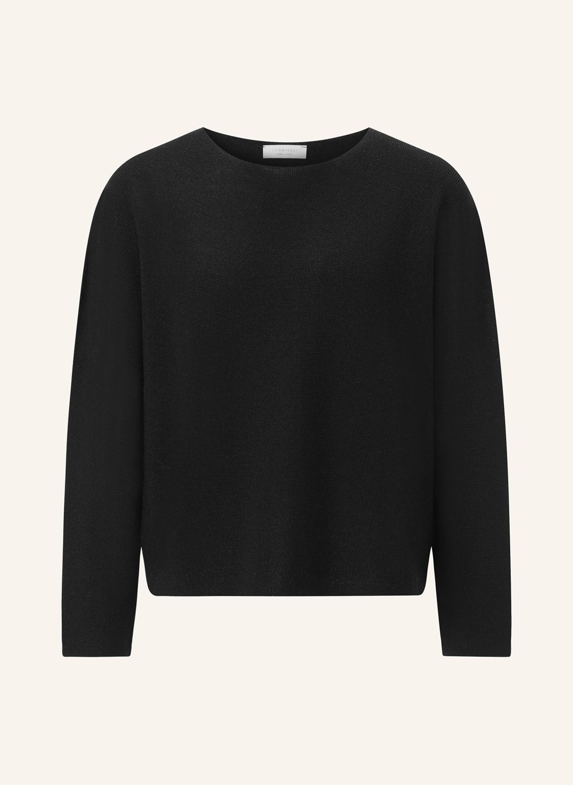 Rich & Royal Pullover Mit Glitzergarn schwarz von Rich & Royal