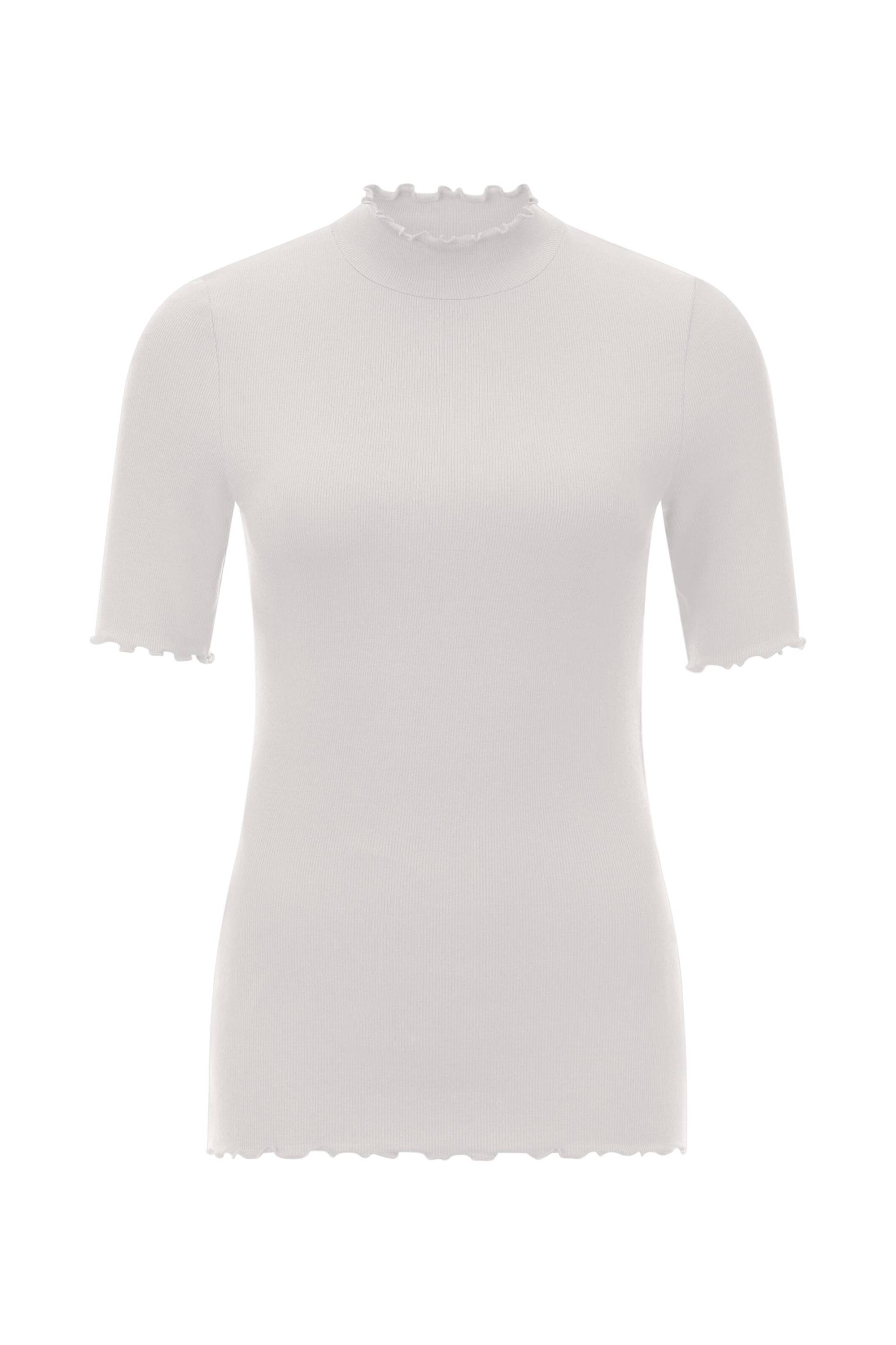 Rich & Royal - Rib Frill Shirt pearl white - Gr. - XL von Rich & Royal