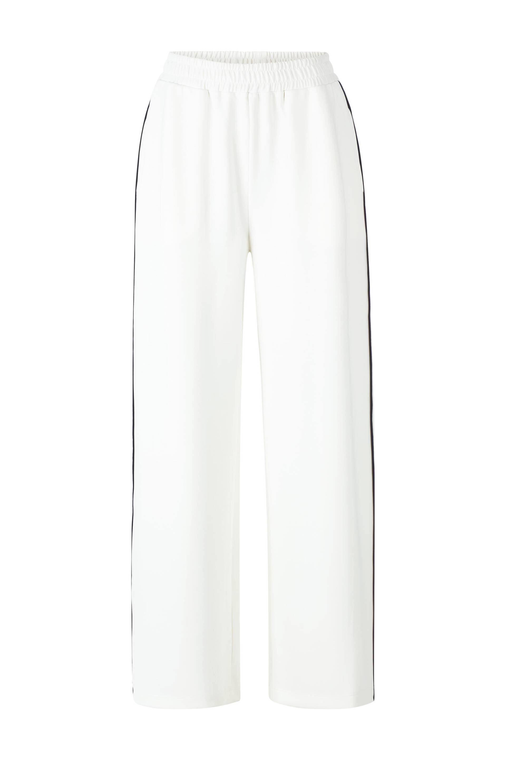 Rich & Royal - Scuba Wide Leg Tennis Pants pearl white - Gr. - S von Rich & Royal