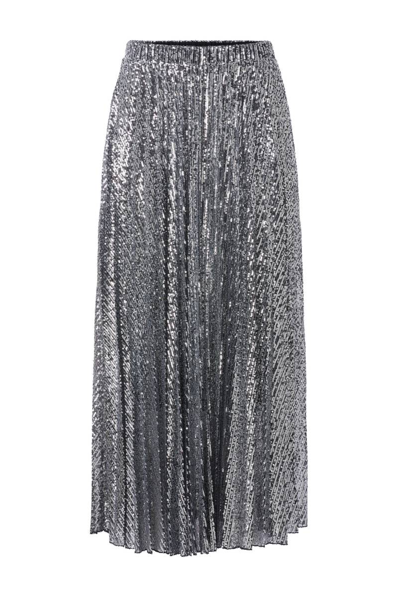 Rich & Royal - Sequin Skirt silver - Gr. - XS von Rich & Royal