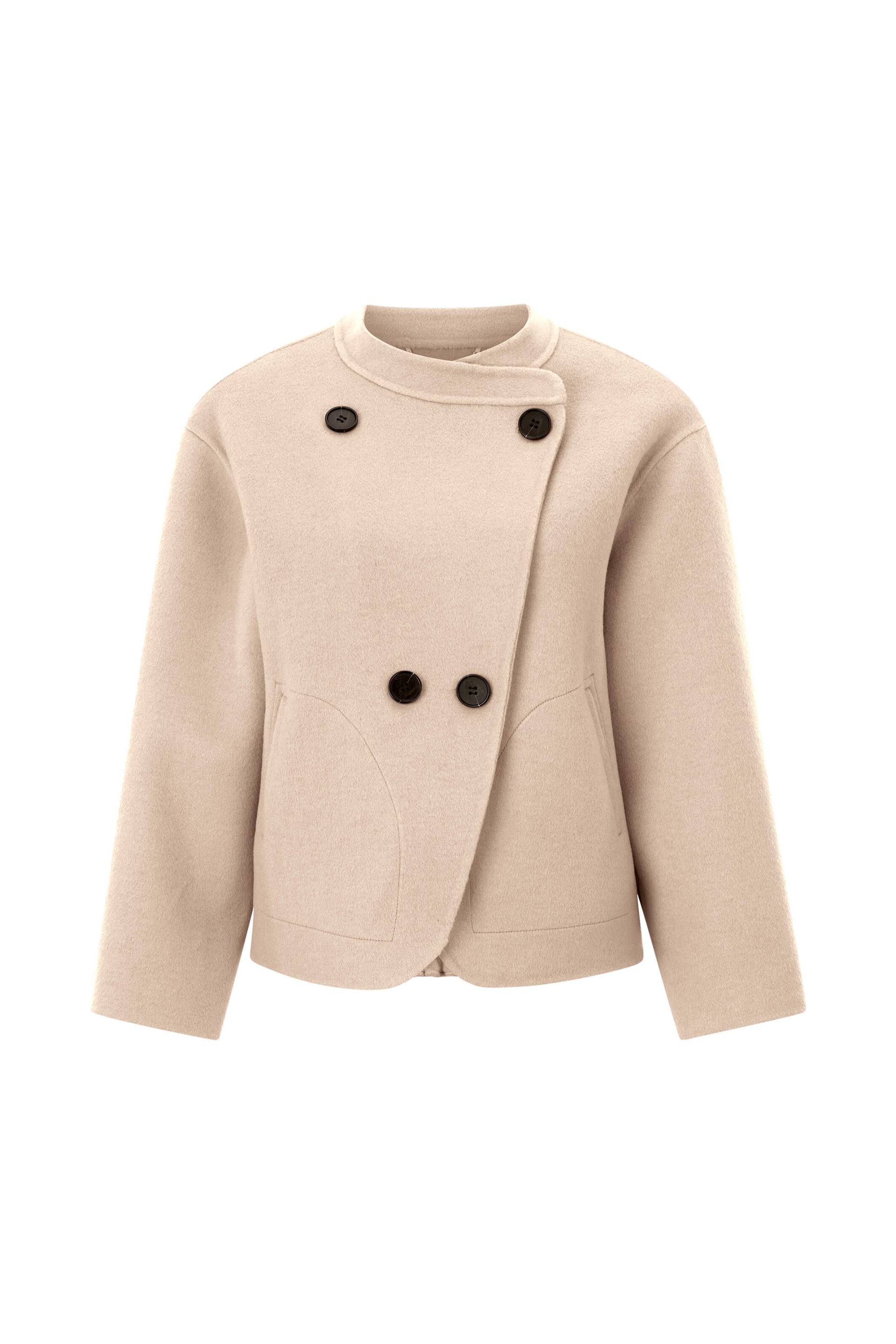 Rich & Royal - Short double face jacket caffee latte - Gr. - 34 von Rich & Royal