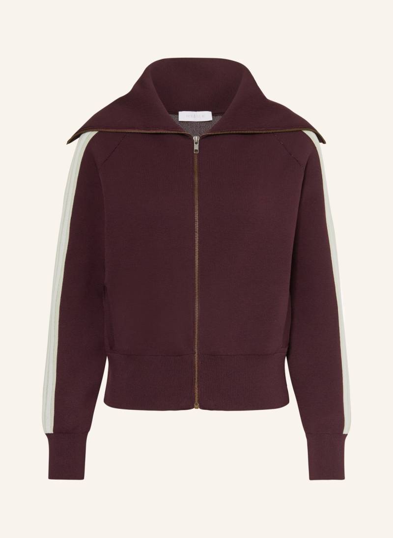 Rich & Royal Strickjacke Mit Galonstreifen rot von Rich & Royal