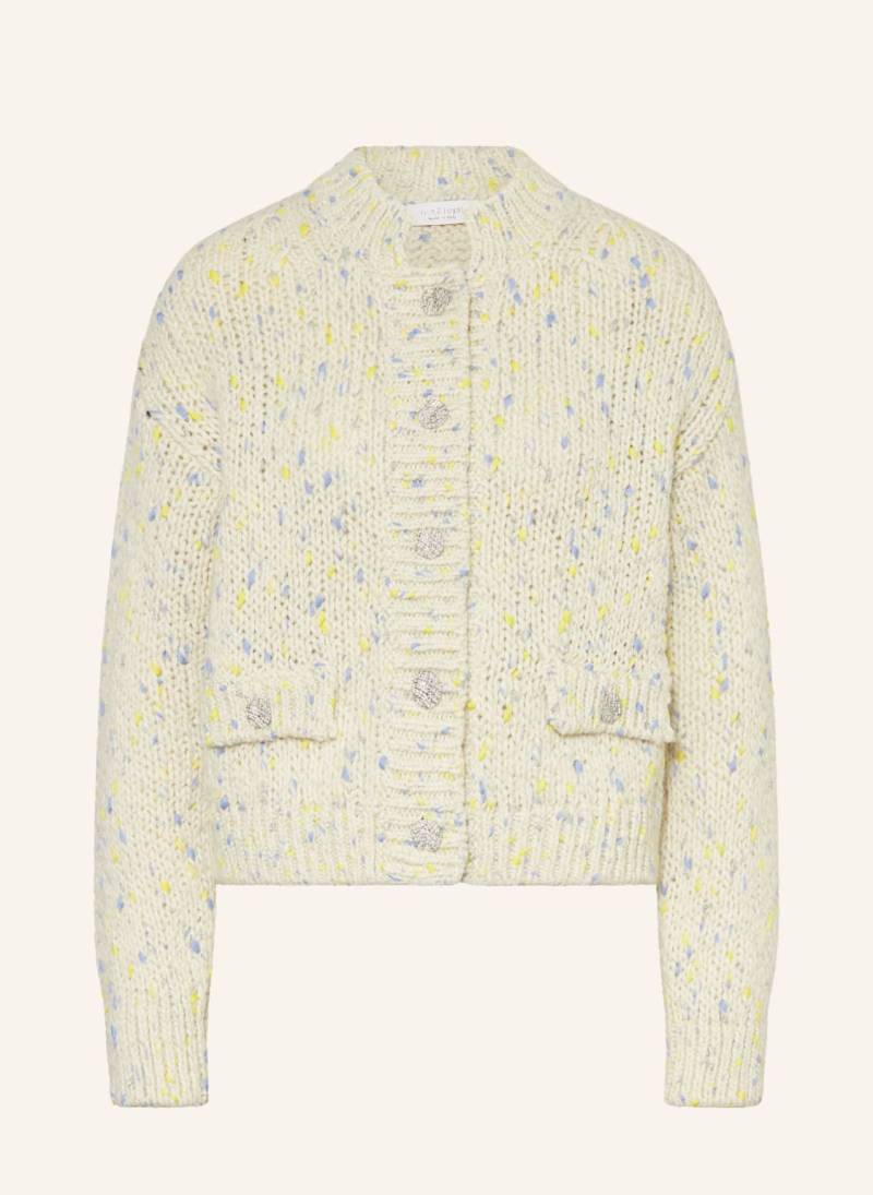 Rich & Royal Strickjacke Mit Glitzergarn gelb von Rich & Royal