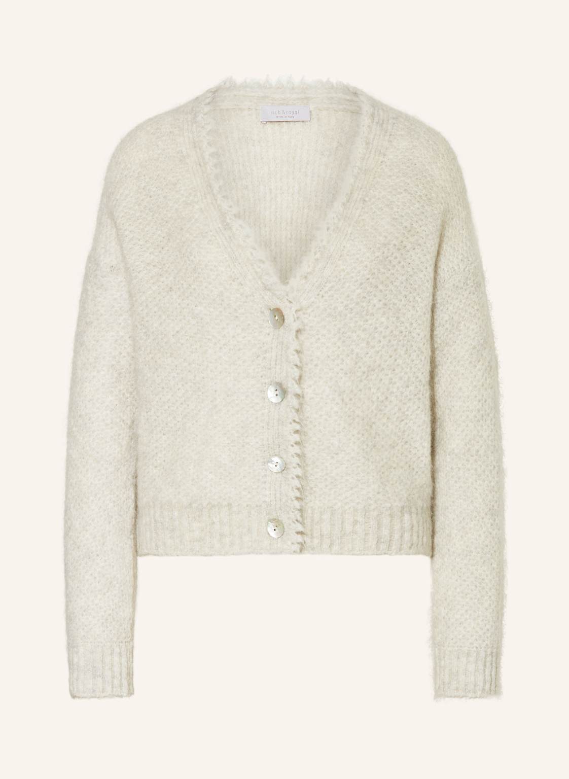 Rich & Royal Strickjacke grau von Rich & Royal