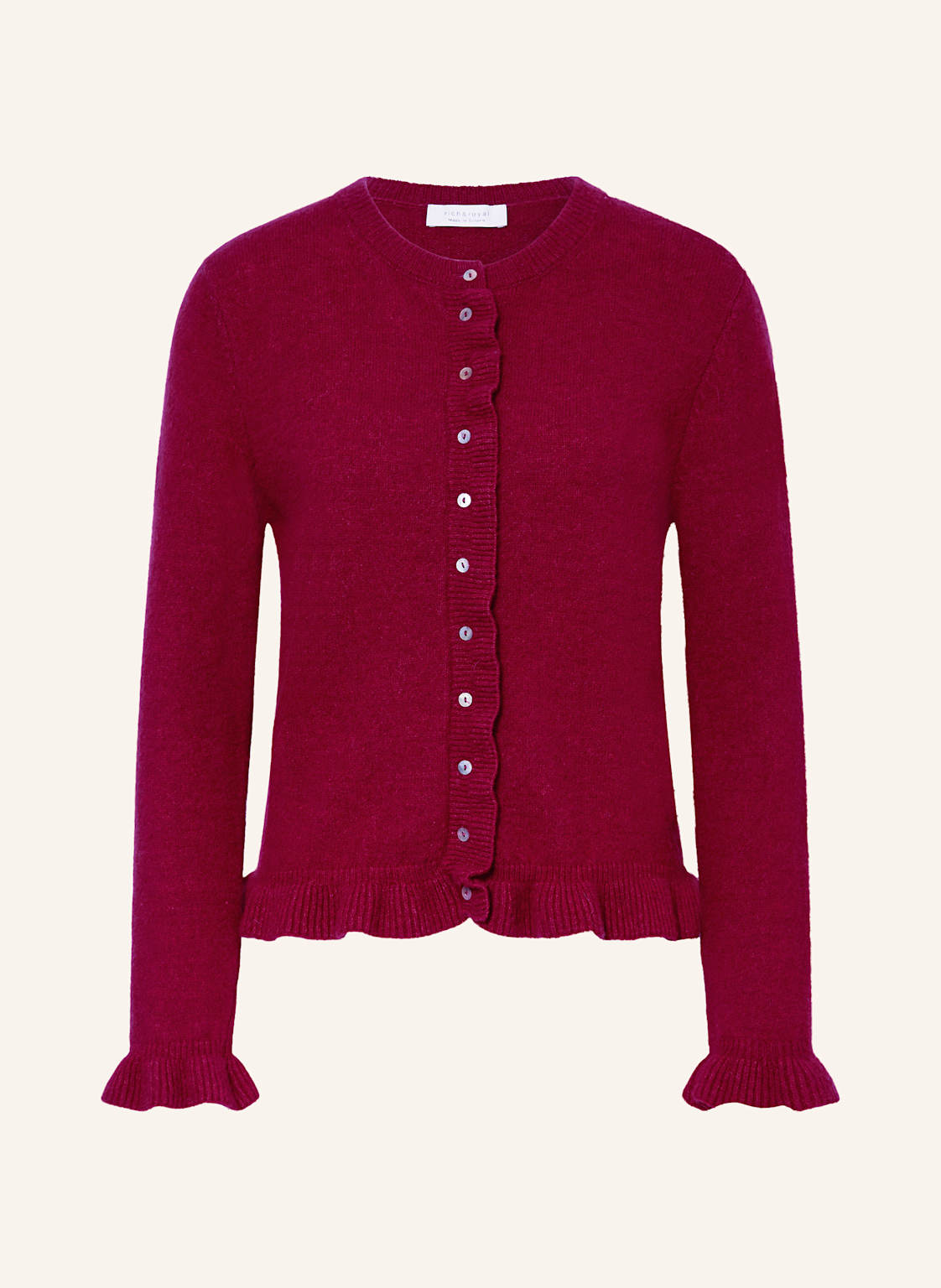 Rich & Royal Strickjacke rot von Rich & Royal