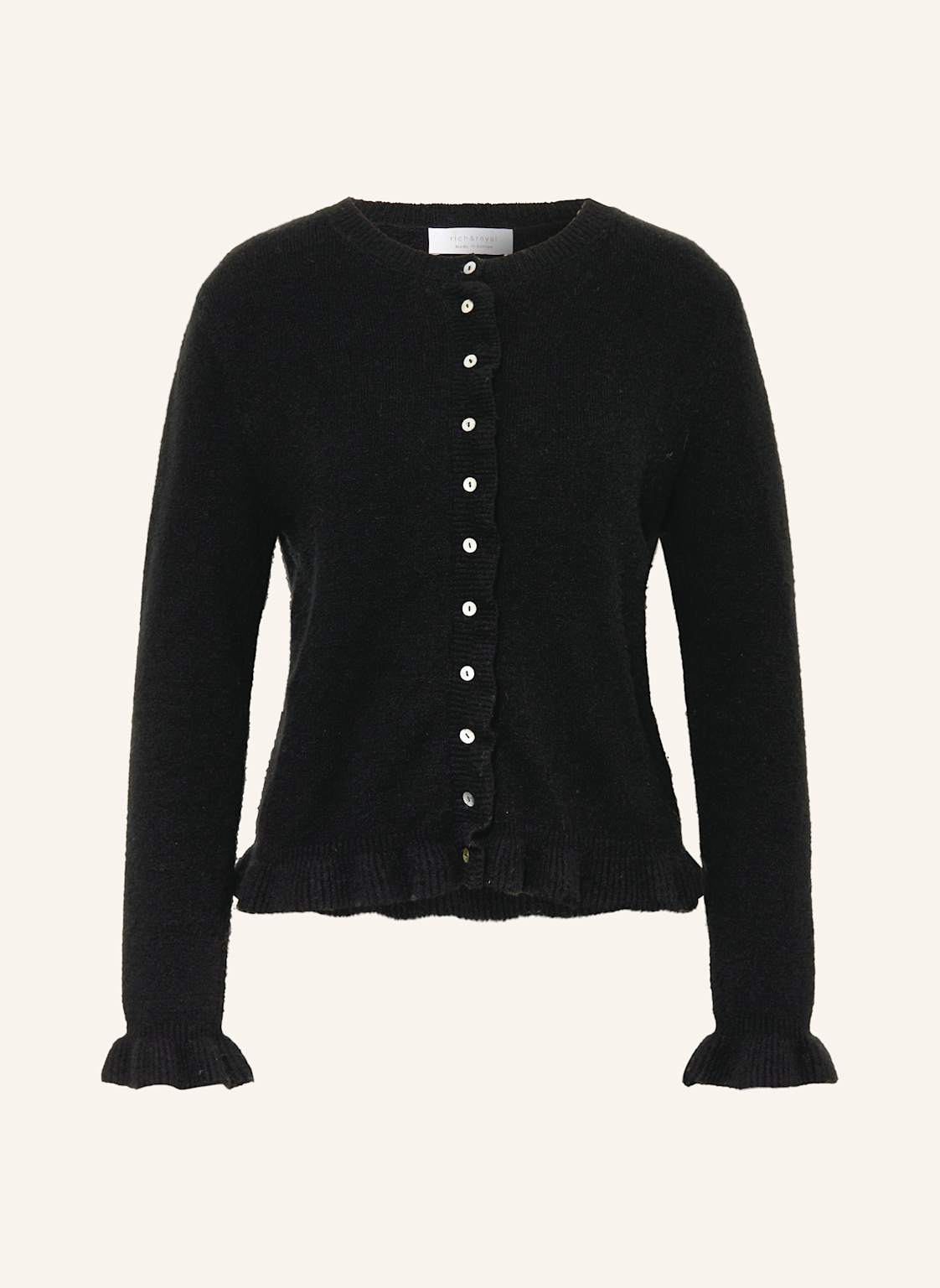 Rich & Royal Strickjacke schwarz von Rich & Royal