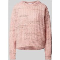 Rich & Royal Strickpullover mit Rundhalsausschnitt in Hellrosa, Größe S Rich & Royal Strickpullover mit Rundhalsausschnitt in Hellrosa, Größe S von Rich & Royal