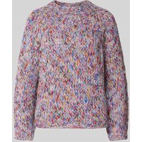 Rich & Royal Strickpullover mit gerippten Abschlüssen in Offwhite, Größe L Rich & Royal Strickpullover mit gerippten Abschlüssen in Offwhite, Größe L von Rich & Royal