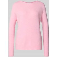 Rich & Royal Strickpullover mit gerippten Abschlüssen in Pink, Größe L von Rich & Royal