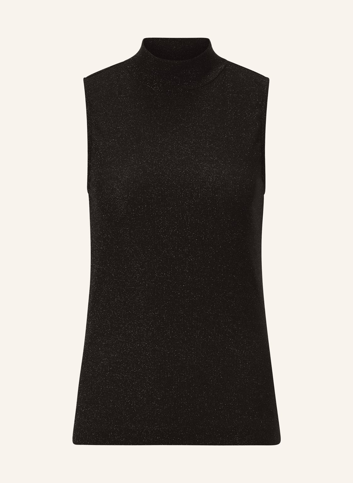 Rich & Royal Stricktop Mit Glitzergarn schwarz von Rich & Royal