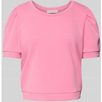Rich & Royal Sweatshirt in kurzärmeligem Design in Pink, Größe L von Rich & Royal