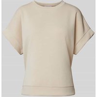 Rich & Royal Sweatshirt in kurzärmeligem Design in Sand, Größe L von Rich & Royal