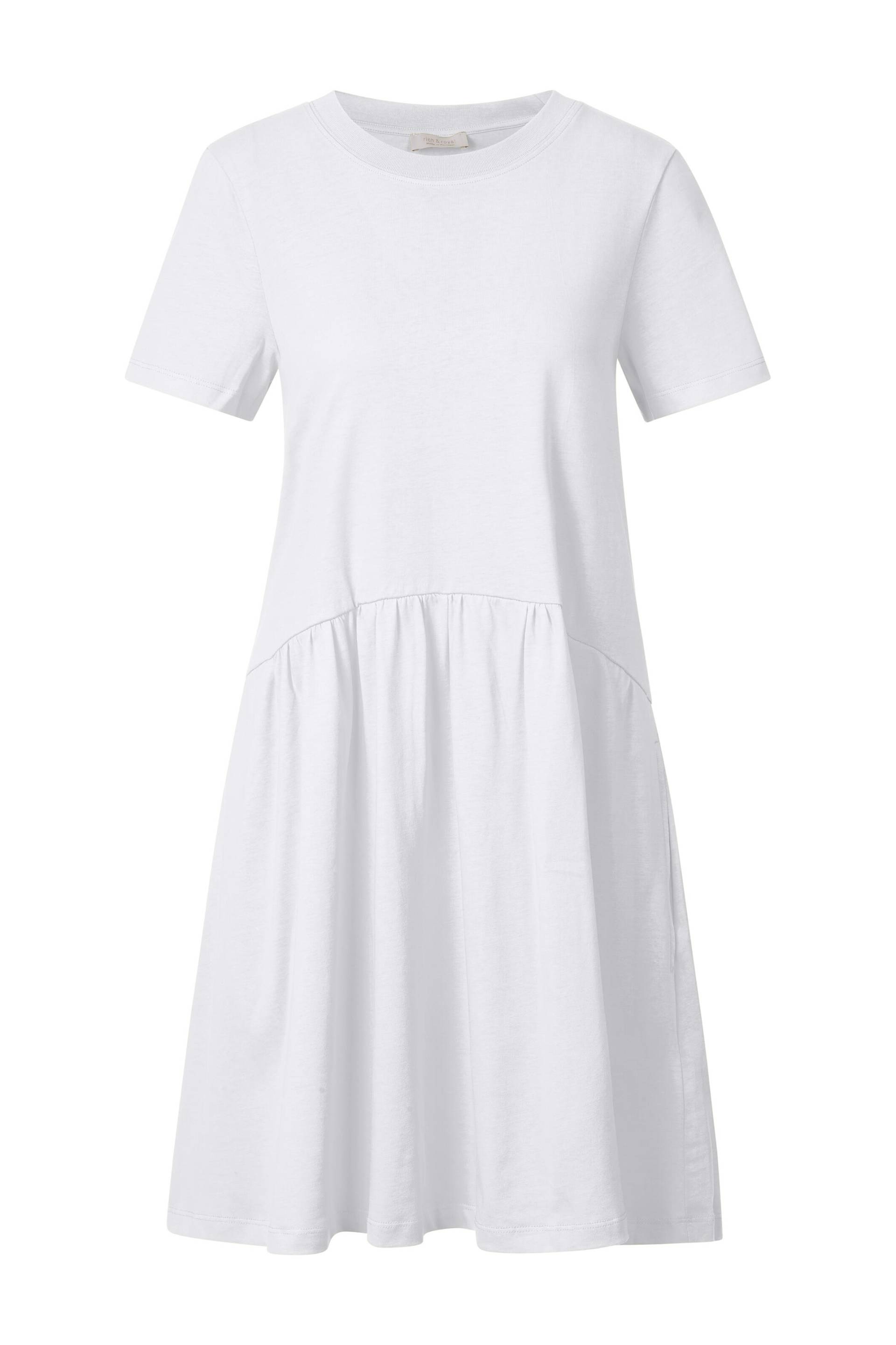 Rich & Royal - T-Shirt Dress white - Gr. - M von Rich & Royal