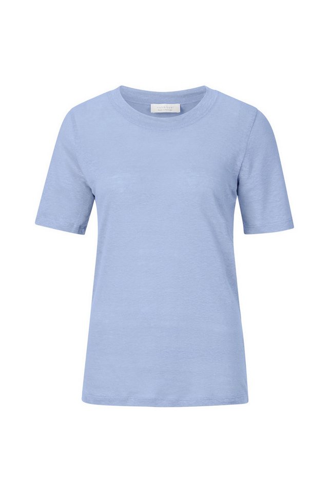 Rich & Royal T-Shirt Linen T-Shirt, cotton blue von Rich & Royal